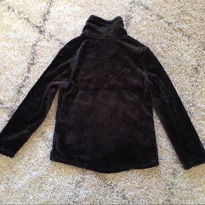 Purple Faux Fur Zip-Up